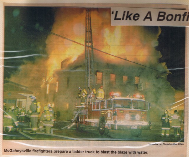 Truck 80 set up in Shenandoah